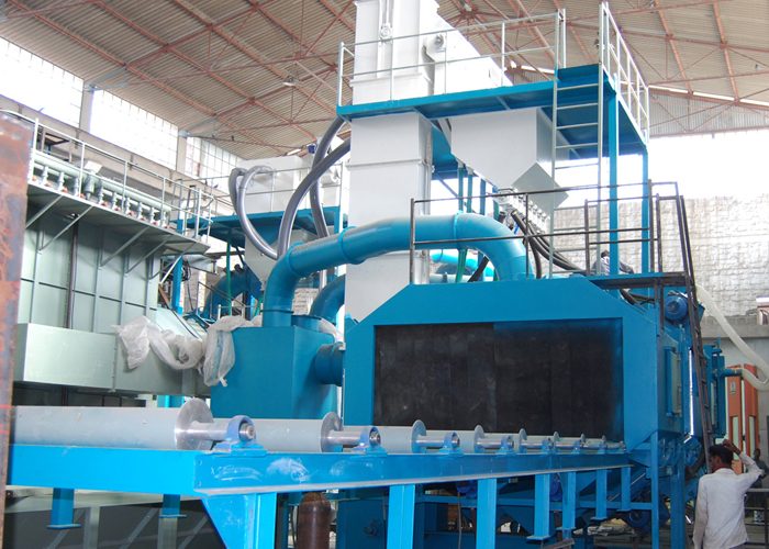 Tunnel Type Shot Blasting Machine